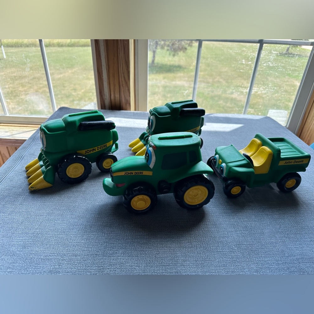 4 John Deere Soft Toy Books